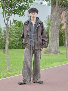 「アイテム（キーホルダー）」を使った、たいがさん（メンズ・172cm）の夏コーディネート