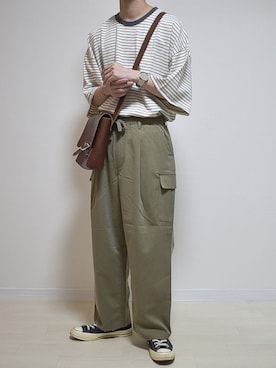 「ATTENTION（アテンション）のアイテム」を使った、たいがさん（メンズ・172cm）の夏コーディネート