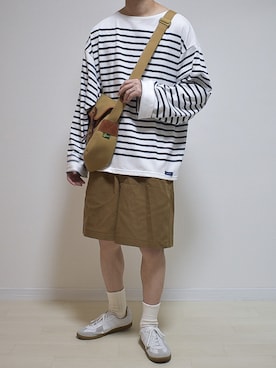 「GERMAN TRAINER（ジャーマントレーナー）のアイテム」を使った、たいがさん（メンズ・172cm）の夏コーディネート