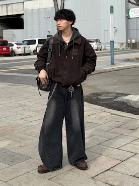 「SINSS（シンス）のアイテム（アクセサリー）」を使った、たいがさん（メンズ・172cm）の春コーディネート