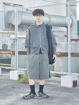 「アイテム（レッグウェア）」を使った、たいがさん（メンズ・172cm）の夏コーディネート