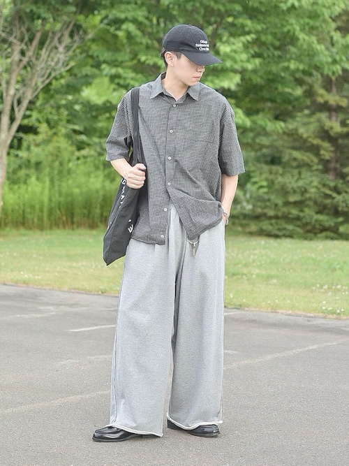 Two tuck sweatpants / 2タックスウェットパンツ(セットアップ可能)