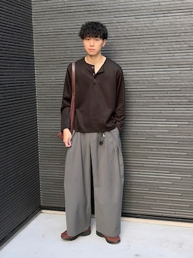 「TONER（トナー）のアイテム」を使った、たいがさん（メンズ・172cm）の春コーディネート