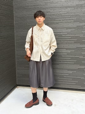 「Elanque（エランク）のアイテム」を使った、たいがさん（メンズ・172cm）の夏コーディネート
