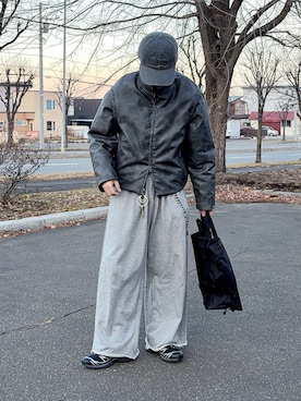 「アイテム（ウォレットチェーン）」を使った、たいがさん（メンズ・172cm）の秋コーディネート