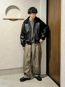 たいがさん（メンズ・172cm）の冬コーディネート