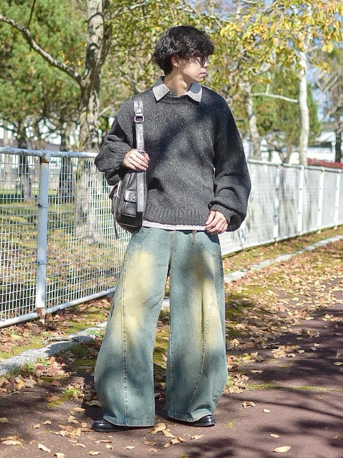 camphor wood 25ss レザーショルダーバッグ camphor wood 25ss レザーショルダーバッグ