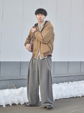 「アイテム（フォーマルスーツ/小物）」を使った、たいがさん（メンズ・172cm）の冬コーディネート