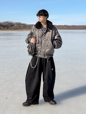 たいがさん（メンズ・172cm）の冬コーディネート