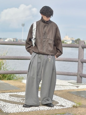 「アイテム（ジャケット/アウター）」を使った、たいがさん（メンズ・172cm）の秋コーディネート