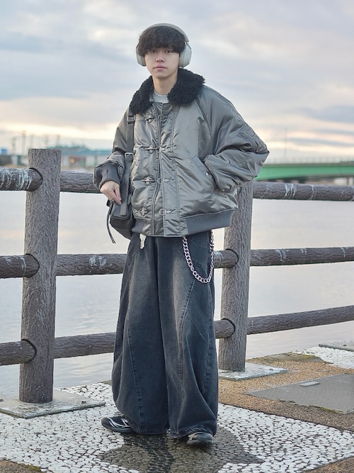 Camphor wood ショルダーバッグ faux leather multi pocket shoulder