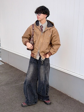 「アイテム（フォーマルスーツ/小物）」を使った、たいがさん（メンズ・172cm）の秋コーディネート