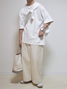 「libenis（リベンス）のアイテム」を使った、たいがさん（メンズ・172cm）の夏コーディネート