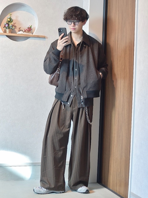 完売　sinss ツイードショートブルゾン M チャコール 即完売sinss ツイードショートブルゾン チャコール