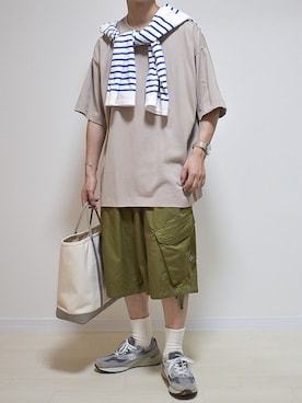 「libenis（リベンス）のアイテム」を使った、たいがさん（メンズ・172cm）の夏コーディネート