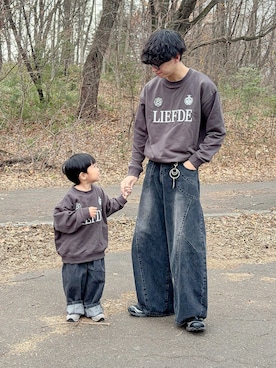 「アイテム（スウェット）」を使った、たいがさん（メンズ・172cm）の秋コーディネート