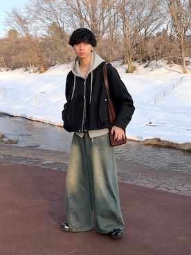 「CONZ（コンズ）のアイテム」を使った、たいがさん（メンズ・172cm）の春コーディネート