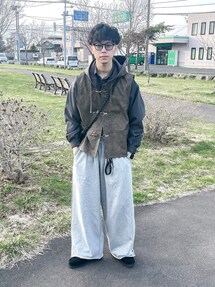 soerte トータルパターンマルチフーディーベスト soerte（ソエルテ）の「TOTAL PATTERN MULCH HOODIE VEST