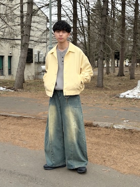 「SLICK（スリック）のアイテム」を使った、たいがさん（メンズ・172cm）の春コーディネート