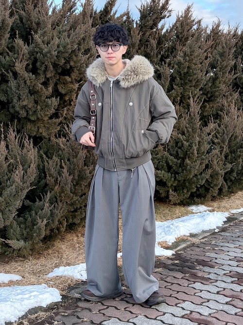 mushwear（マッシュウェア） ブルゾン アウター ボリュームファー