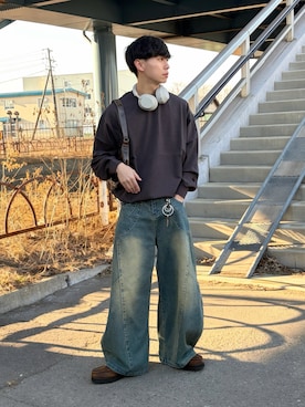 「SLICK（スリック）のアイテム」を使った、たいがさん（メンズ・172cm）の春コーディネート