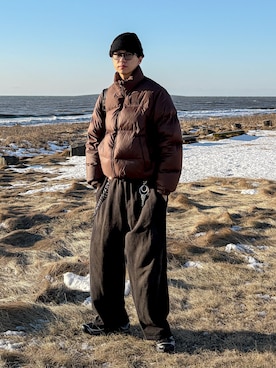 「codegraphy（コードグラフィー）のアイテム」を使った、たいがさん（メンズ・172cm）の冬コーディネート