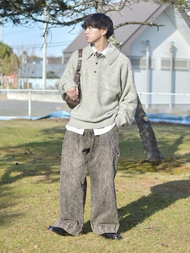 たいがさん（メンズ・172cm）の冬コーディネート