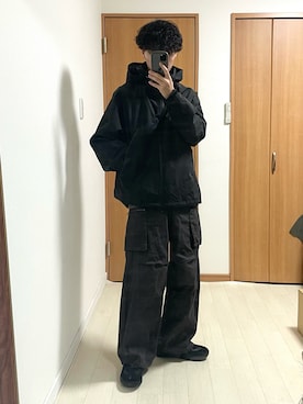 「WYM LIDNM（ウィム バイ リドム）のアイテム（スウェット）」を使った、たいがさん（メンズ・172cm）の秋コーディネート
