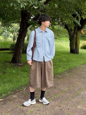 「CIYOT（シヨウト）のアイテム」を使った、たいがさん（メンズ・172cm）の夏コーディネート