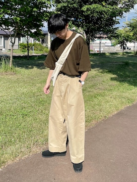 「CLEA（クレア）のアイテム」を使った、たいがさん（メンズ・172cm）の夏コーディネート