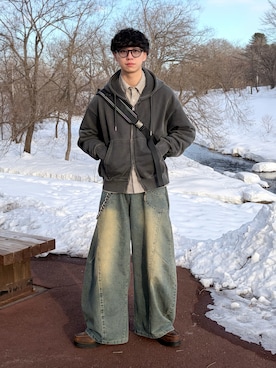 たいがさん（メンズ・172cm）の冬コーディネート