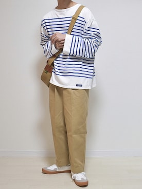 「SVEC（シュベック）のアイテム」を使った、たいがさん（メンズ・172cm）の秋コーディネート