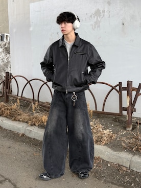 「SALOMON（サロモン）のアイテム」を使った、たいがさん（メンズ・172cm）の春コーディネート