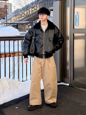 たいがさん（メンズ・172cm）の冬コーディネート