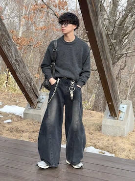 たいがさん(メンズ・172cm)の冬コーディネート