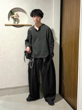 「ANDER HUNK（アンダーハンク）のアイテム」を使った、たいがさん（メンズ・172cm）の春コーディネート