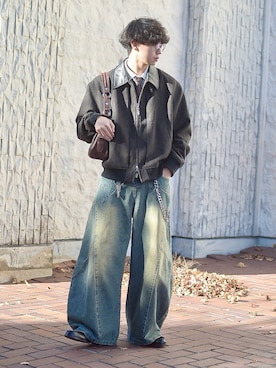 「アイテム（フォーマルスーツ/小物）」を使った、たいがさん（メンズ・172cm）の秋コーディネート