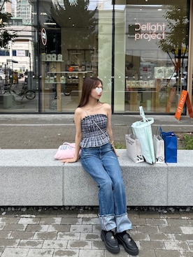 「アイテム（ローファー）」を使った、𝑀 𝐼 𝐾 𝑈さん（レディース・156cm・20代）の秋コーディネート