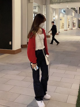 「BEAMS（ビームス）のアイテム（ジャケット/アウター）」を使った、𝑀 𝐼 𝐾 𝑈さん（レディース・156cm）の秋コーディネート