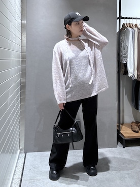 「FREE'S MART（フリーズマート）のアイテム（バッグ）」を使った、rihoさん（レディース・153cm）の秋コーディネート