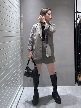 「FREE'S MART（フリーズマート）のアイテム（パンツ）」を使った、rihoさん（レディース・153cm）の秋コーディネート