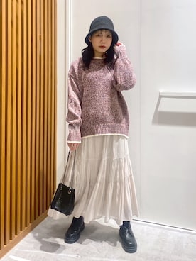 rihoさん（レディース・153cm）の冬コーディネート