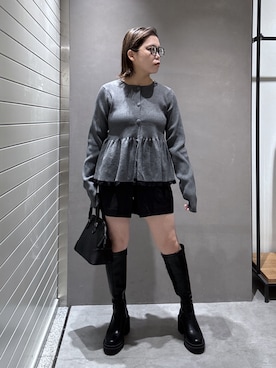 「FREE'S MART（フリーズマート）のアイテム」を使った、rihoさん（レディース・153cm）の秋コーディネート