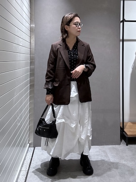 「FREE'S MART（フリーズマート）のアイテム」を使った、rihoさん（レディース・153cm）の秋コーディネート