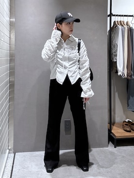 「FREE'S MART（フリーズマート）のアイテム（バッグ）」を使った、rihoさん（レディース・153cm）の秋コーディネート
