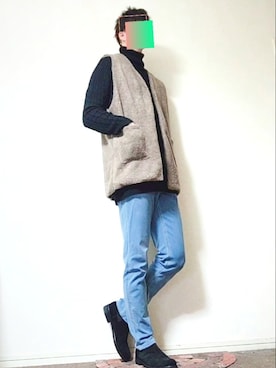 「SHIPS（シップス）のアイテム（ブーツ）」を使った、たくちゃんさん（メンズ・176cm）の秋コーディネート