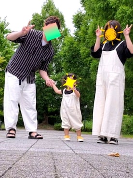 「LIDNM（リドム）のアイテム（シャツ/ブラウス、ブラック系）」を使った、たくちゃんさん（メンズ・176cm）の秋コーディネート