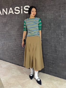「eL（エル）のアイテム」を使った、おねさん（レディース・167cm）の夏コーディネート