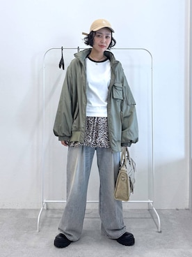 「アイテム（キャミソール、その他）」を使った、おねさん（レディース・167cm）の秋コーディネート