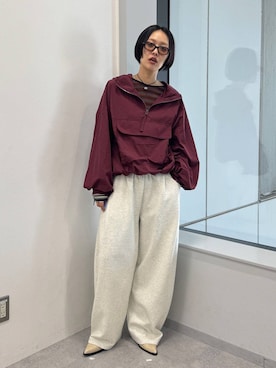 「JEANASIS（ジーナシス）のウエスタンインヒールブーツ/1063790（ブーツ、ホワイト系）」を使った、おねさん（レディース・166cm）の夏コーディネート
